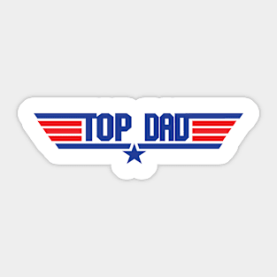 Top Dad Sticker